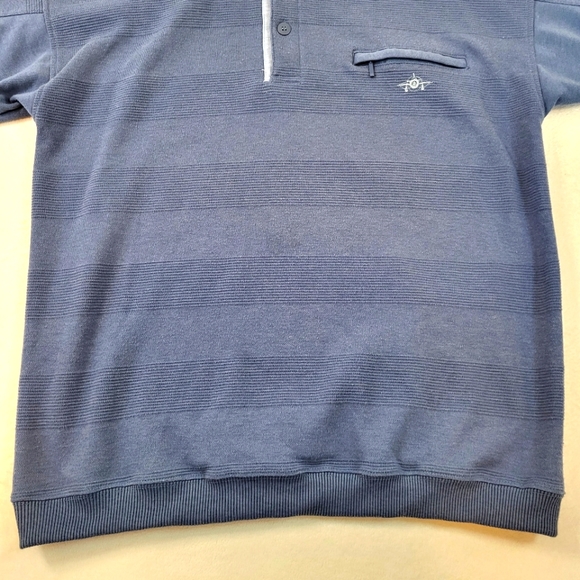 Greenline International Vintage Men's L Short Sleeve 3 Button Golf Polo Shirt - Picture 3 of 12